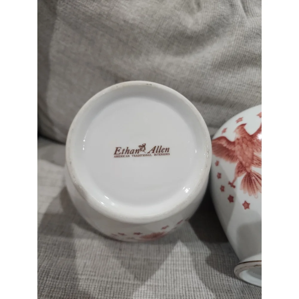 Ethan Allen Chinoserie Ginger Jar (both Jars) - Picture 4 of 9